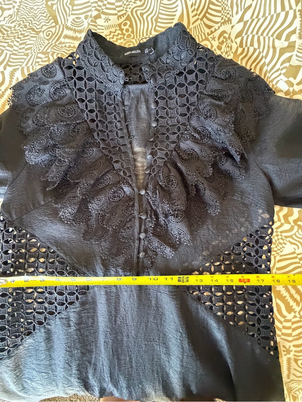 SALE! Lydia Millen × Karen Millen Broderie Detail
ruffle dress - Picture 15 of 16